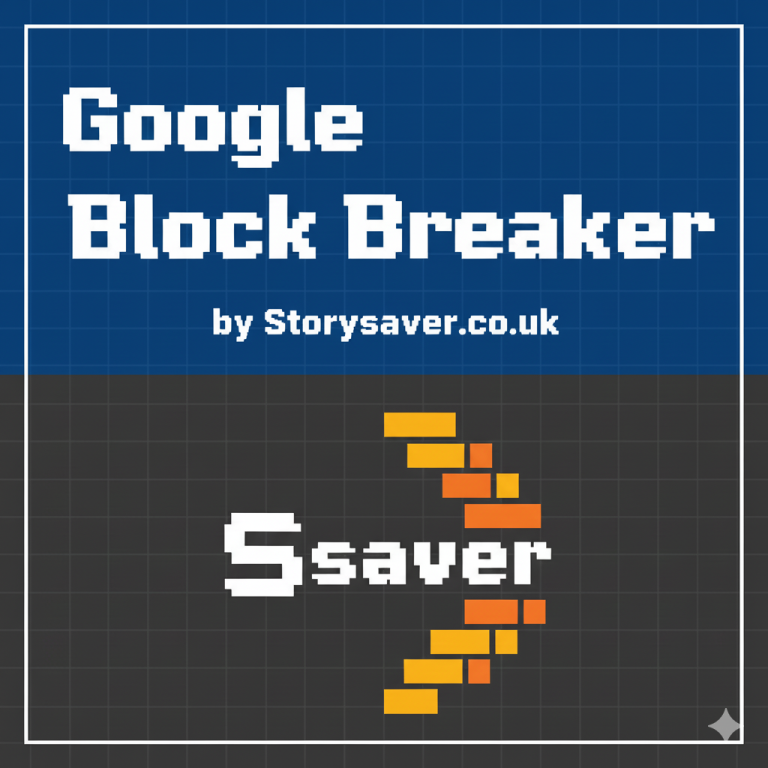 Google Block Breaker by Storysaver.co.uk